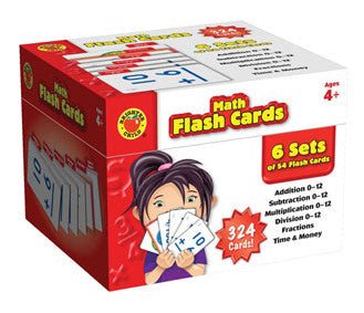 Brighter Child Math Flash Cards Box Set
