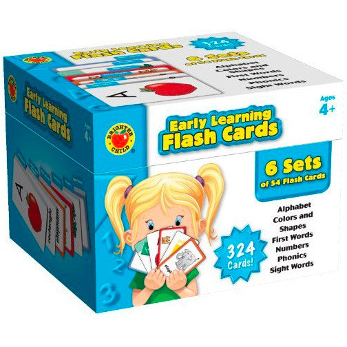 Brighter Child Early Learning Flash Cards Box Set